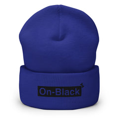 OnBLACK™ BLK box cuffed beanie (12 colors)