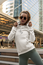 Kép betöltése a galériamegjelenítőbe: ESSAIDE logo Unisex Hoodie WHT (S-5XL)
