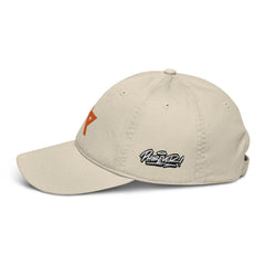 AKPH20 orange organic dad hat