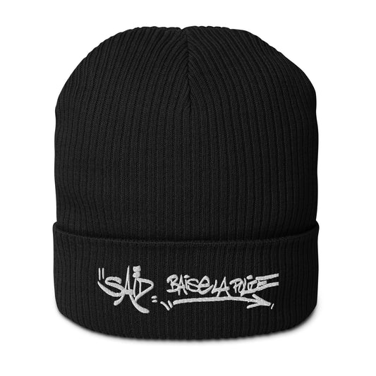 La HAINE "Saiid Baise La Police" organic ribbed beanie (7 colors)