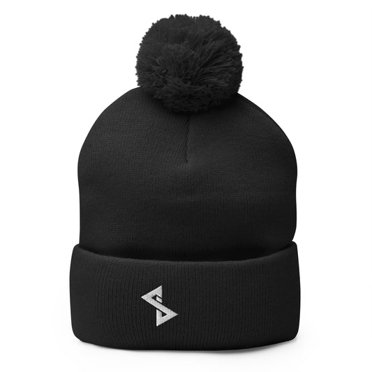 Essaide embroidered Pom-Pom beanie (12 colors)