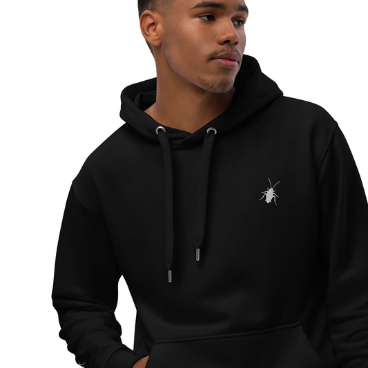 trAnzKaPHka logo embroidered premium eco BLK hoodie (XS-5XL)