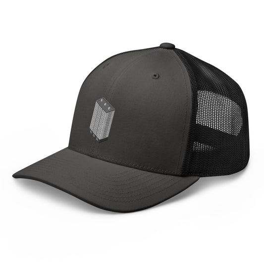 PANEL™ "Block" embroidered trucker (13 colors)