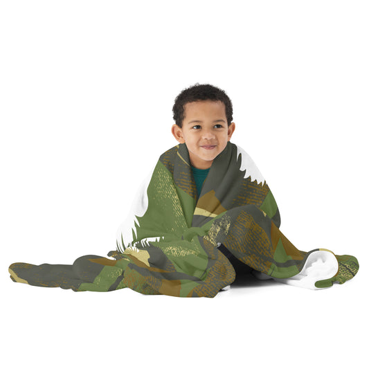 BuffaLOVE Medicine camo throw blanket (2 sizes)