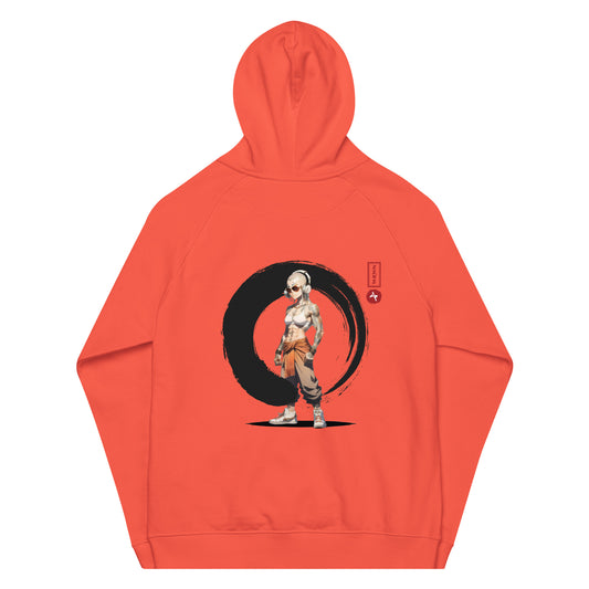 AKPH "ZenBud gal" unisex eco raglan hoodie (XS-3XL)