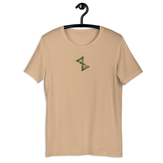 ESSAIDE small camo logo tee (14 colors | S-5XL)