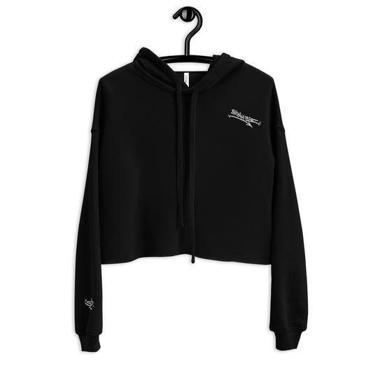 La HAINE embroidered "Baise La Police" premium crop hoodie (4 colors | S-2XL)