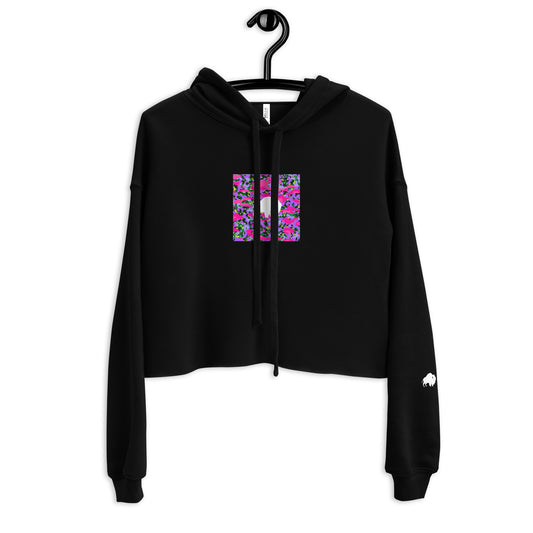 24 Camo BuffaLOVE Crop Hoodie I
