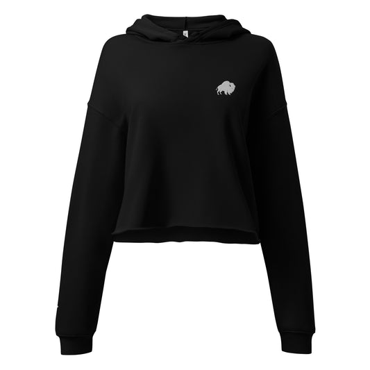 24 Camo BuffaLOVE Crop Hoodie II