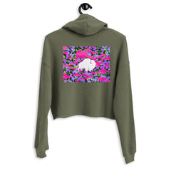 24 Camo BuffaLOVE Crop Hoodie II