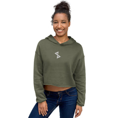 ESSAIDE NRA embroidered Crop Hoodie (4 colors | S-2XL)