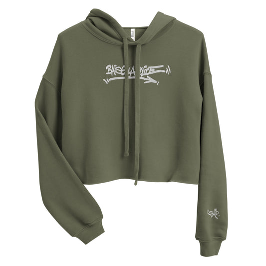 La HAINE "Baise La Police" embroidered premium crop hoodie (4 colors | S-2XL)