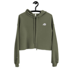 24 Camo BuffaLOVE Crop Hoodie II