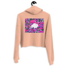 24 Camo BuffaLOVE Crop Hoodie II