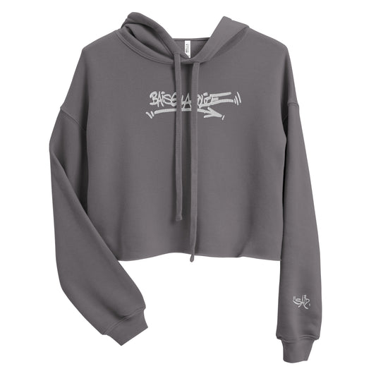 La HAINE "Baise La Police" embroidered premium crop hoodie (4 colors | S-2XL)