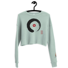 AKPH "ZenBud circle" crop sweatshirt (S-L)