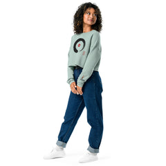 AKPH "ZenBud circle" crop sweatshirt (S-L)