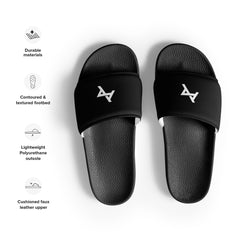 AKPH BLK/WHT logo Women's slides (2 colors | 36-44)