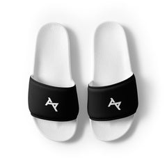 AKPH BLK/WHT logo Women's slides (2 colors | 36-44)