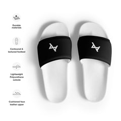 AKPH BLK/WHT logo Women's slides (2 colors | 36-44)