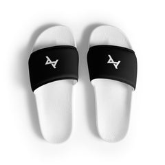 AKPH BLK/WHT logo Women's slides (2 colors | 36-44)