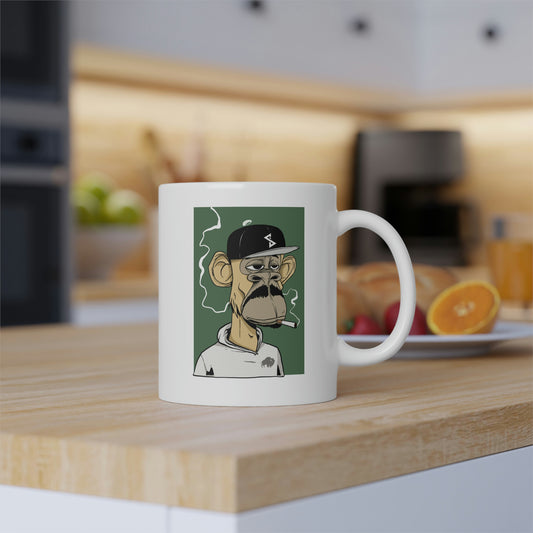 ESSAIDE NFT Smok'd Ape medicine mug by SKYWALK3R
