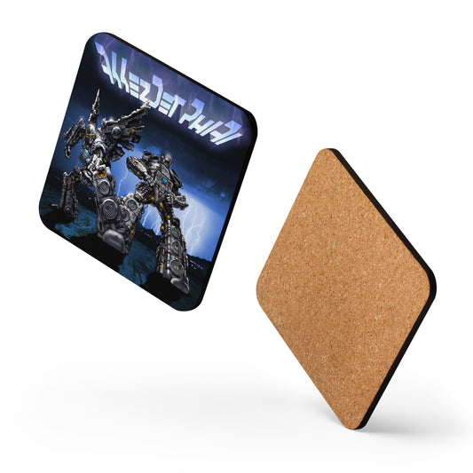 Akkezdet cork-back coaster