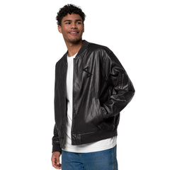 ESSAIDE Leather Bomber Jacket (XS-3XL | 2 colors)