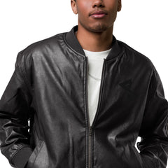 ESSAIDE Leather Bomber Jacket (XS-3XL | 2 colors)