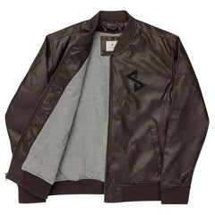 ESSAIDE Leather Bomber Jacket (XS-3XL | 2 colors)