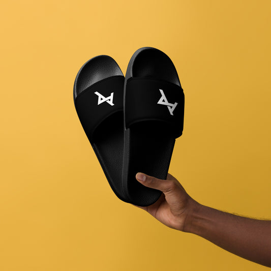 AKPH BLK/WHT logo Men's slides (2 colors | 39-47)