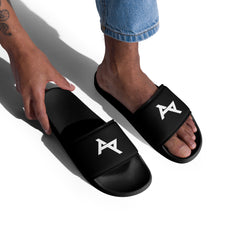 AKPH BLK/WHT logo Men's slides (2 colors | 39-47)