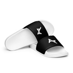 AKPH BLK/WHT logo Men's slides (2 colors | 39-47)