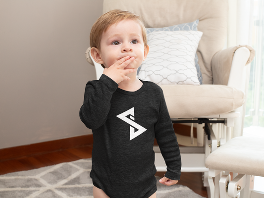 ESSAIDE Baby Long-Sleeve Organic Bodysuit
