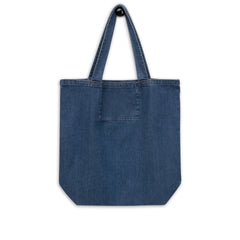 AKPH logo embroidered organic denim totebag