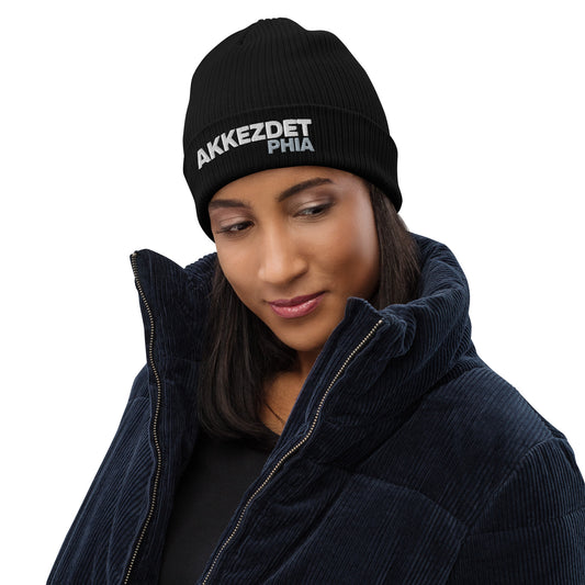 AKKEZDET PHIA 100% organic ribbed beanie (4 color)