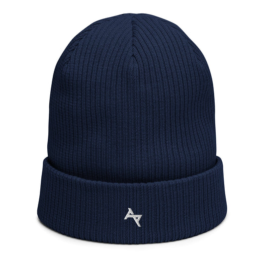 AKPH small logo 100% organic ribbed beanie (4 colors)