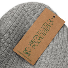 AKPH brown block logo ribbed knit beanie (8 colors)