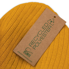 AKPH brown block logo ribbed knit beanie (8 colors)