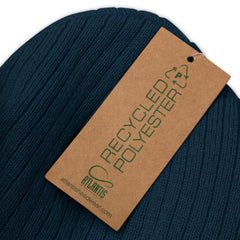 AKPH brown block logo ribbed knit beanie (8 colors)