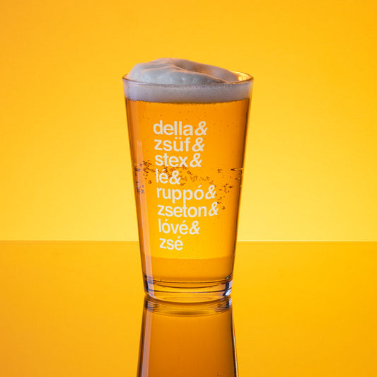 AKPH "Lé" shaker pint glass