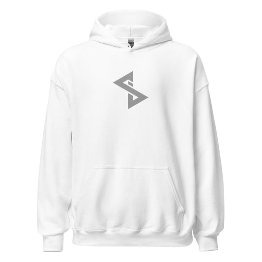 ESSAIDE logo Unisex Hoodie WHT (S-5XL)