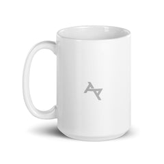 AKPH small silver logo WHT mug