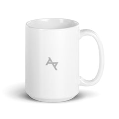 AKPH small silver logo WHT mug